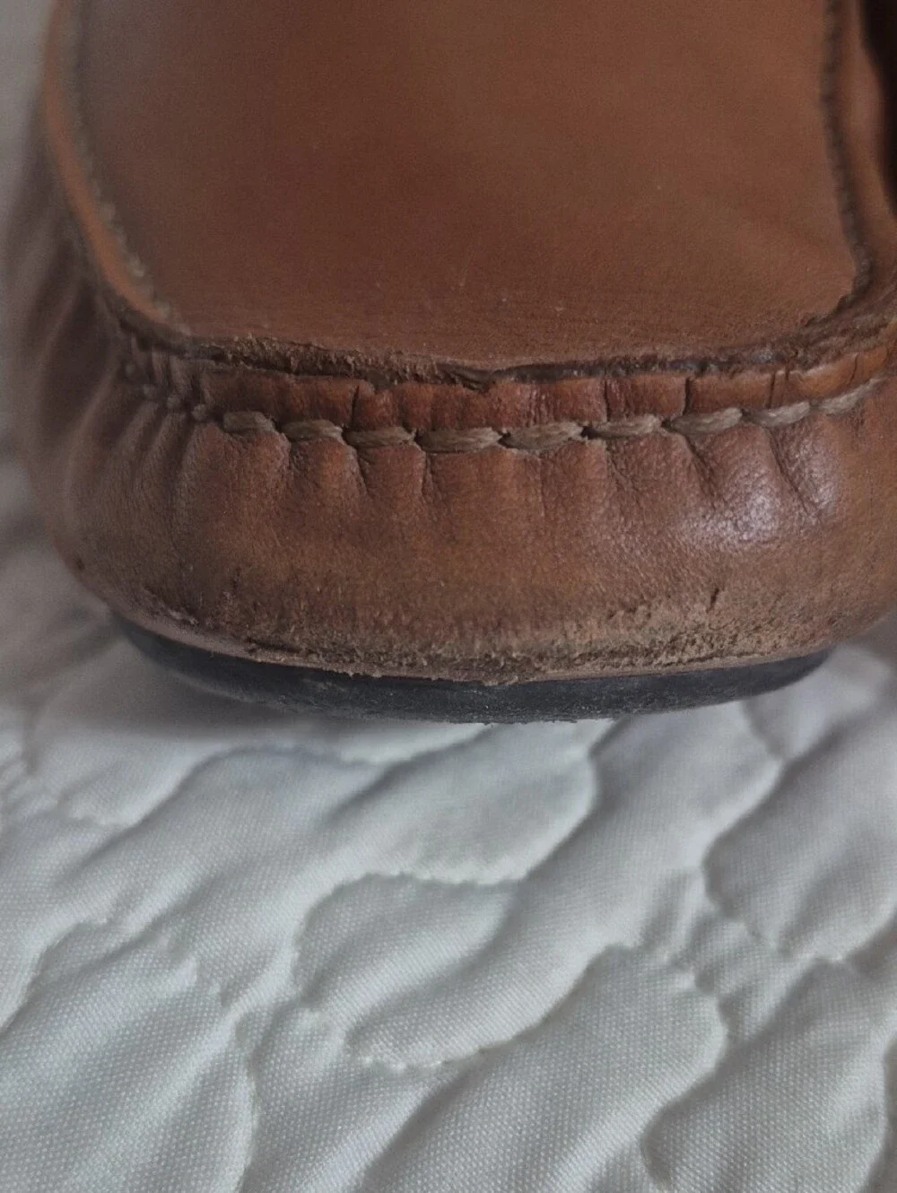 Salvatore Ferragamo Tan Leather Bit-Trim Loafers Size 11.